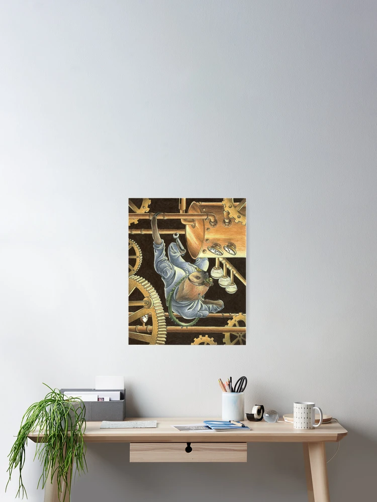 Thumbnail 2 of 3, Poster, Sloth mechanic designed and sold by Rey Mehlhorn.