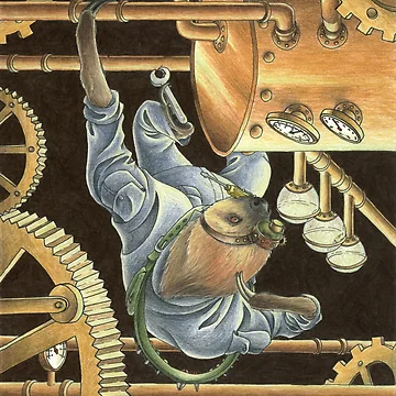 Artwork thumbnail, Sloth mechanic by Rey Mehlhorn