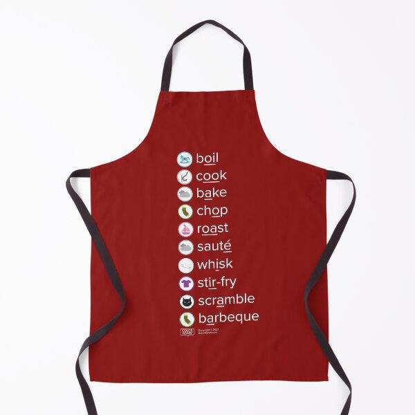 Item preview, Let's WOODEN HOOK cook! in Tomato Red designed and sold by ColorVowel.
