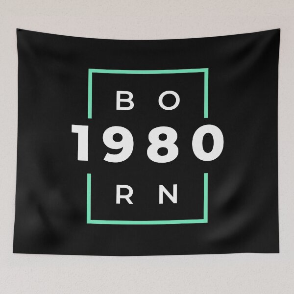 Item preview, Born 1980 T-Shirt, 80's T-Shirt.Retro T-Shirt. designed and sold by OAPod.