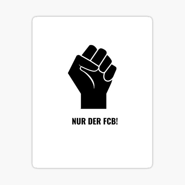 NUR DER FCB! Sticker