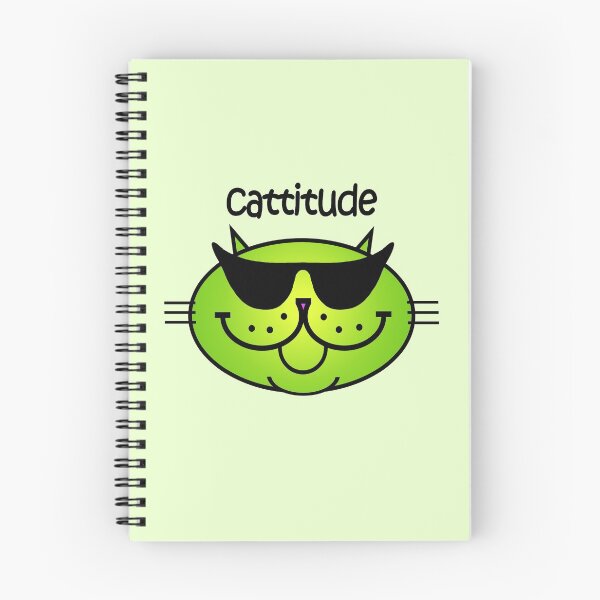 Item preview, CATTITUDE 2 - limeade designed and sold by RawSunArt.