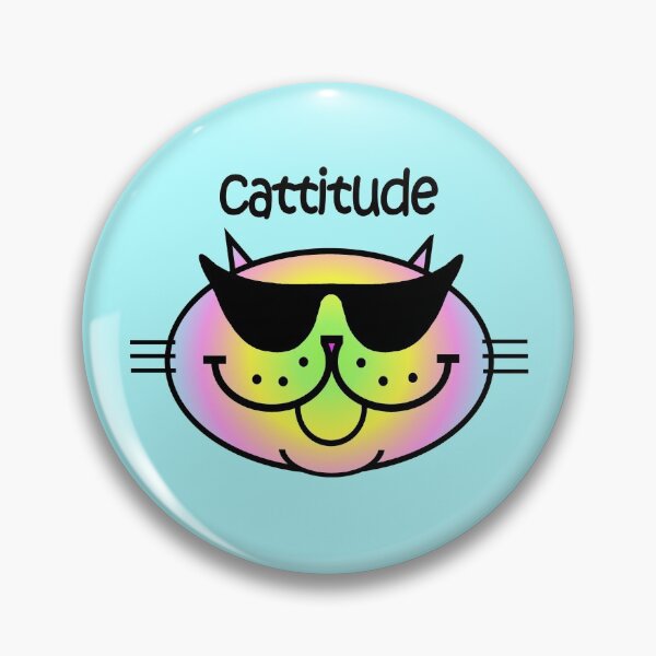 Item preview, CATTITUDE 2 - Pastel Rainbow designed and sold by RawSunArt.