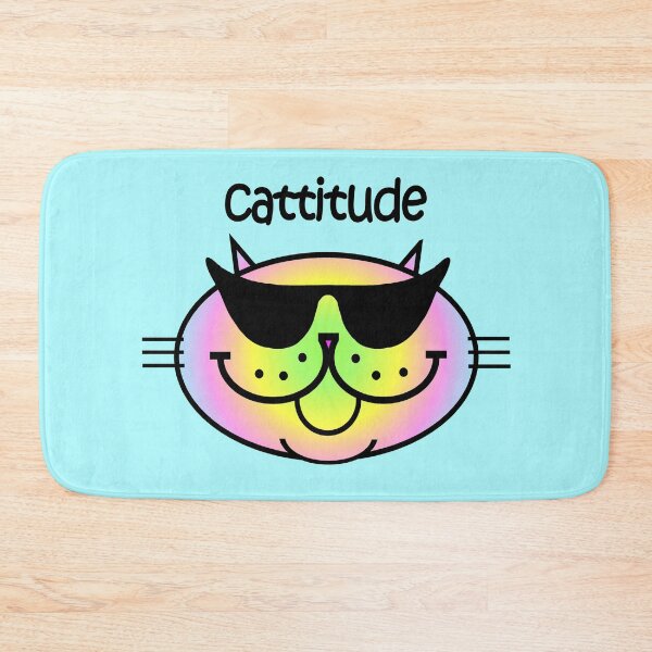 Item preview, CATTITUDE 2 - Pastel Rainbow designed and sold by RawSunArt.