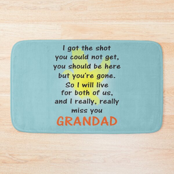 Item preview, I miss you grandad black text designed and sold by StencilMyst ..