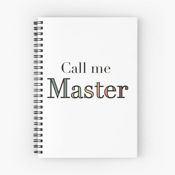 Item preview, Call Me Master -- Gentle & Warm Grad Student Design designed and sold by statsandcats.
