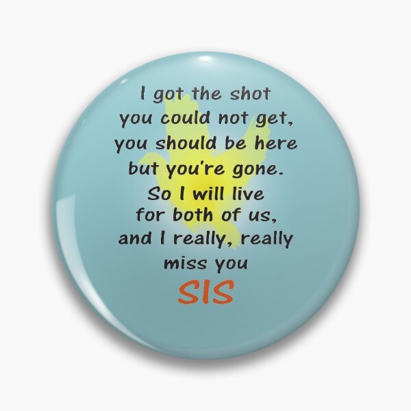 Item preview, I miss you sis black text designed and sold by StencilMyst ..