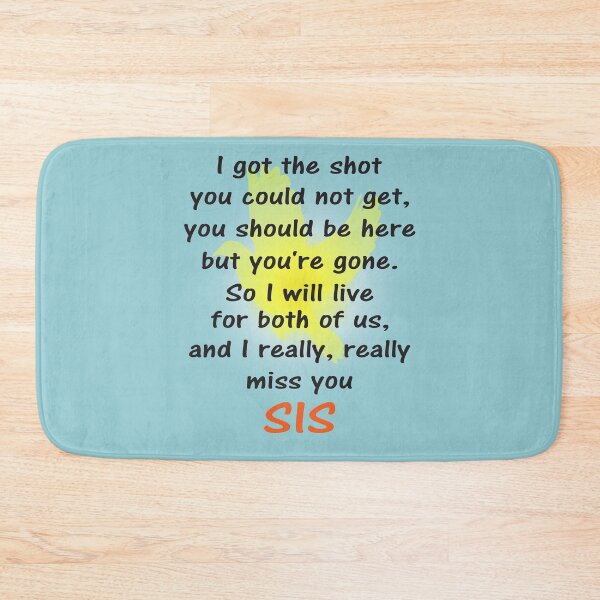 Item preview, I miss you sis black text designed and sold by StencilMyst ..