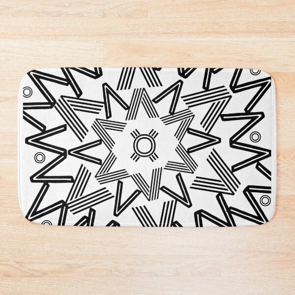 Item preview, Black Spikes Mandala  designed and sold by Designs By YL.
