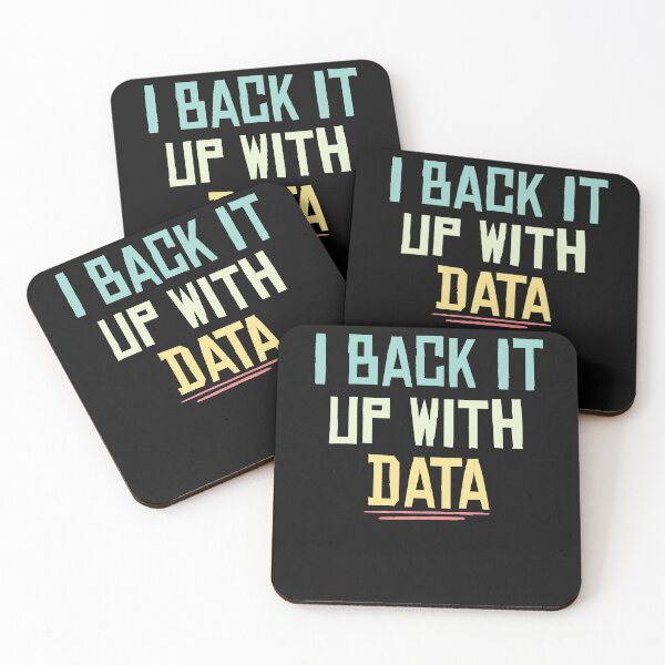 Artikelvorschau, Ich unterstütze es mit Daten, Data Scientist entworfen und verkauft von Noussairox.