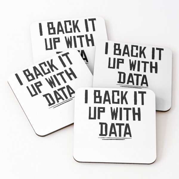 Artikelvorschau, Ich unterstütze es mit Daten, Data Scientist entworfen und verkauft von Noussairox.
