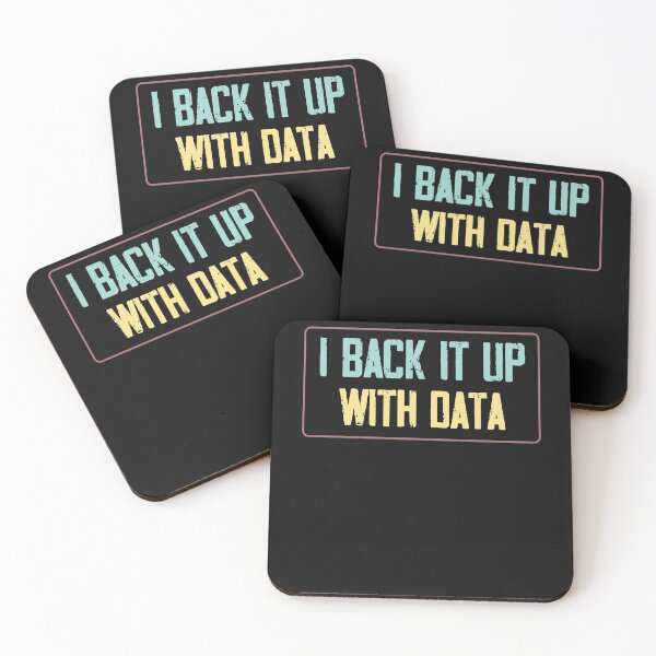 Artikelvorschau, Ich unterstütze es mit Daten, Data Scientist entworfen und verkauft von Noussairox.