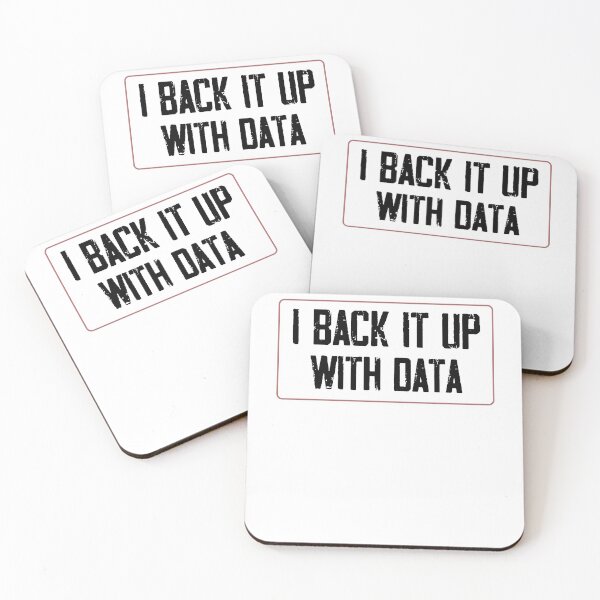 Artikelvorschau, Ich unterstütze es mit Daten, Data Scientist entworfen und verkauft von Noussairox.