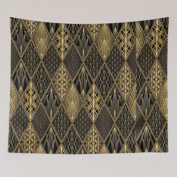 Item preview, DIGITAL ART DESIGN 4 BLACK & GOLD designed and sold by KhuKhuZ.