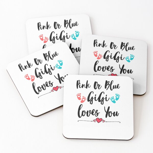 Item preview, Pink or Blue Gigi loves You Tee Gender Reveal Mother's Day Grandma Quotes Cute Baby designed and sold by PIXEcompany.