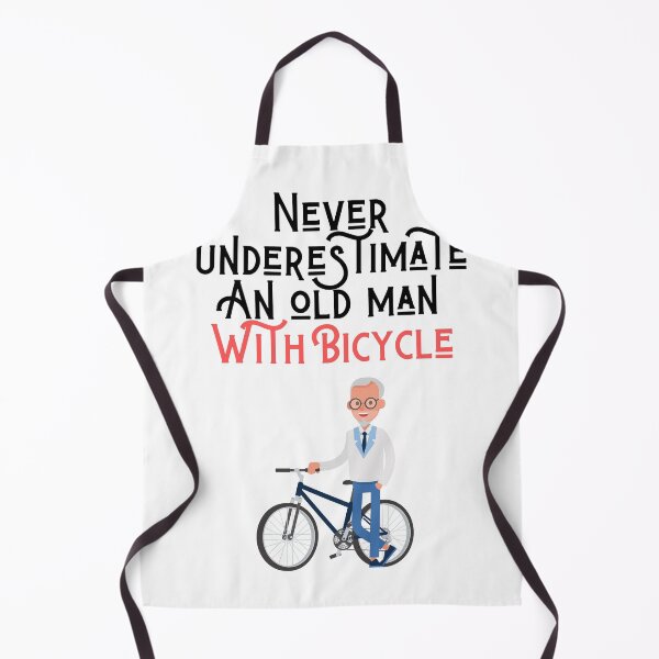 Item preview, Never underestimate an old man with bicycle . designed and sold by Hab2.