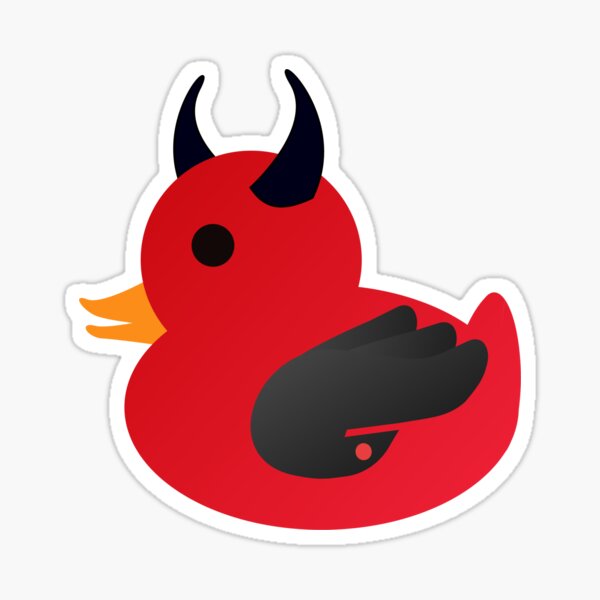 Ducky Devil Sticker
