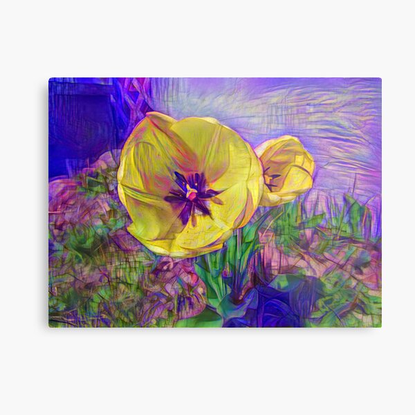042421dd1 A Flower has the Power Metal Print