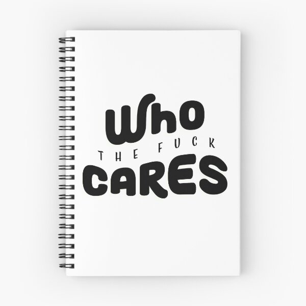 Artikelvorschau, Moody Who TF Cares Quote entworfen und verkauft von Ashleylcoop.
