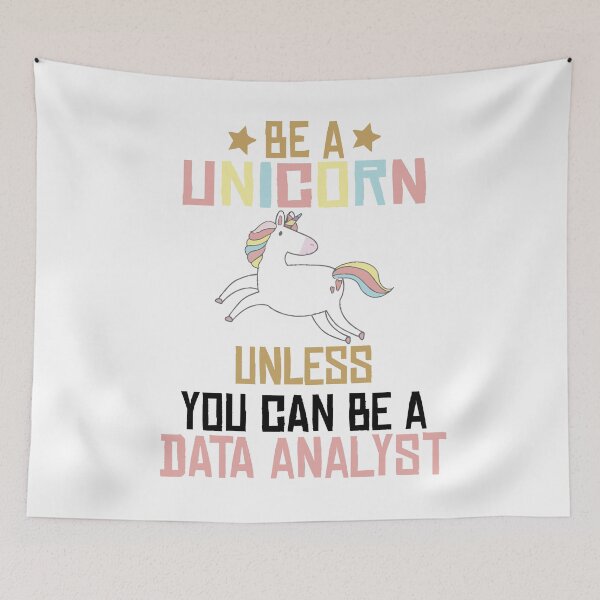 Item preview, Be a Unicorn unless you can be a data analyst ,unicorn gift designed and sold by Noussairox.