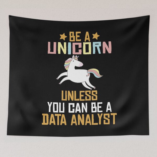 Item preview, Be a Unicorn unless you can be a data analyst ,unicorn gift designed and sold by Noussairox.