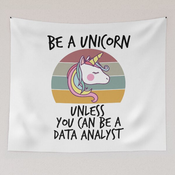 Item preview, Be a Unicorn unless you can be a data analyst ,unicorn gift designed and sold by Noussairox.