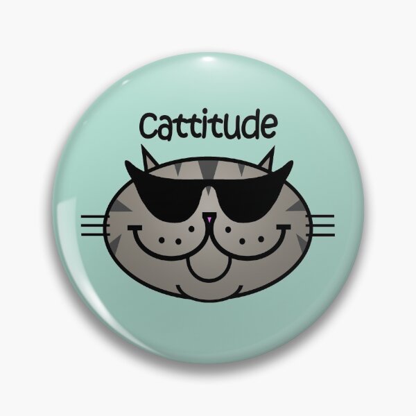 Item preview, CATTITUDE 2 - Tabby Cat designed and sold by RawSunArt.