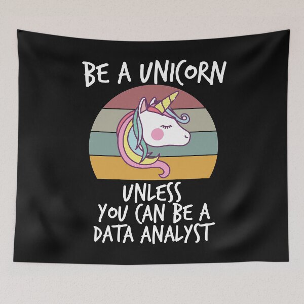 Item preview, Be a Unicorn unless you can be a data analyst ,unicorn gift designed and sold by Noussairox.