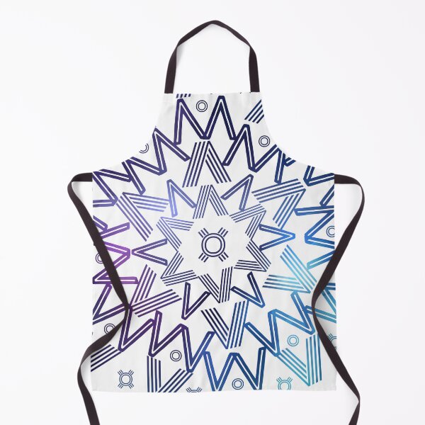 Item preview, Blue And Purple Spikes Mandala designed and sold by Designs By YL.