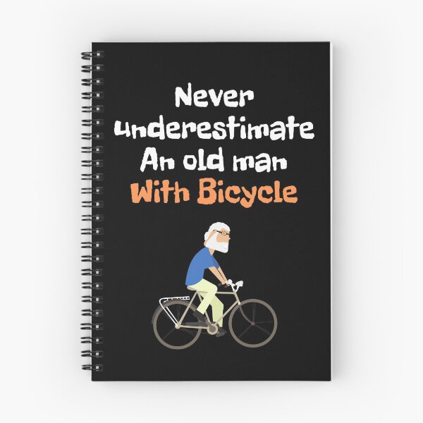 Item preview, Copy of  Never underestimate an old man with bicycle  . designed and sold by Hab2.