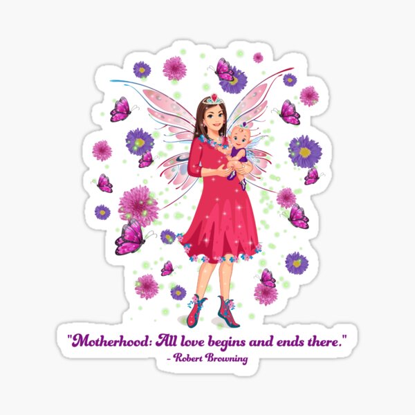 Mariane the Mother’s Day Fairy with Daisies™ Sticker