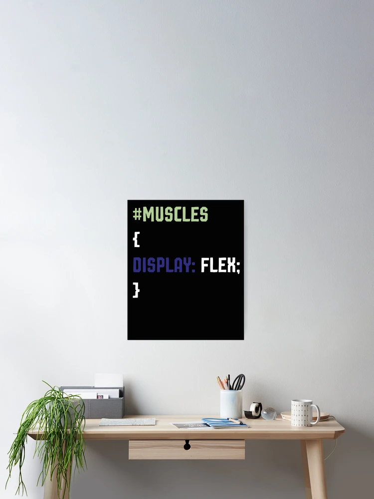 Thumbnail 2 of 3, Poster, Gym CSS jokes, Computer Programming designed and sold by Noussairox.