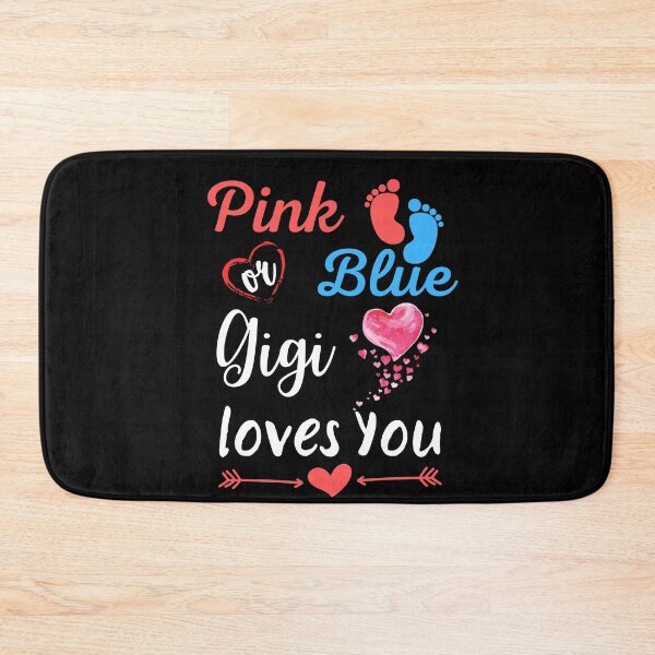 Item preview, Pink or Blue Gigi loves You Tee Gender Reveal Mother's Day Grandma Quotes Cute Baby designed and sold by PIXEcompany.