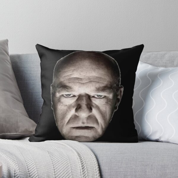 Hank Staring Meme Throw Pillow