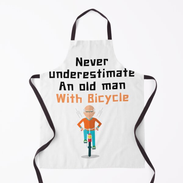 Item preview, Never underestimate old man with bicycle . designed and sold by Hab2.