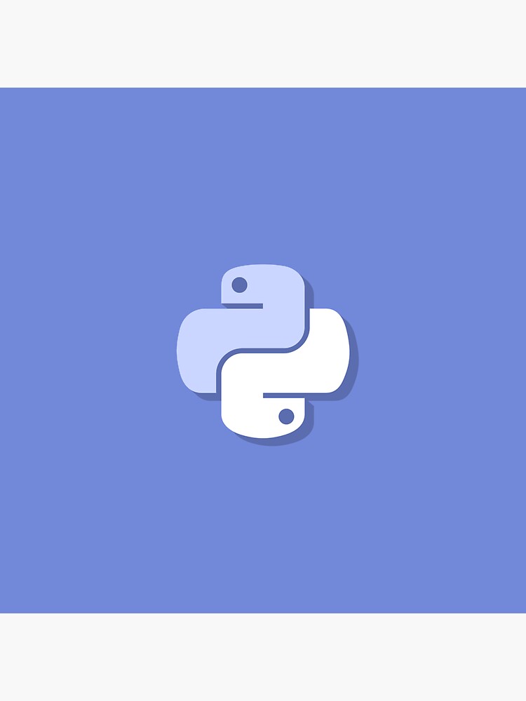 "Python Discord Logo - Blurple" Sticker for Sale by PythonDiscord ...