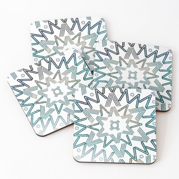 Item preview, Teal Spikes Mandala  designed and sold by Designs By YL.