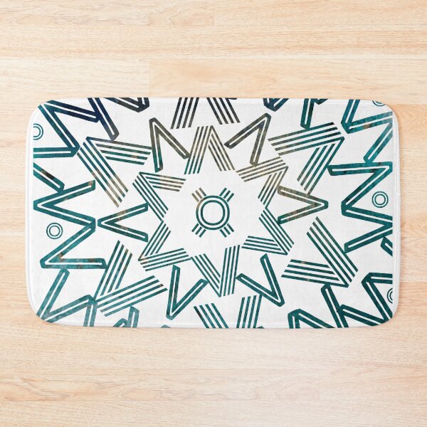 Item preview, Teal Spikes Mandala  designed and sold by Designs By YL.