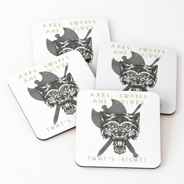 Item preview, Axes Swords and Wolves  designed and sold by MacksMerch.