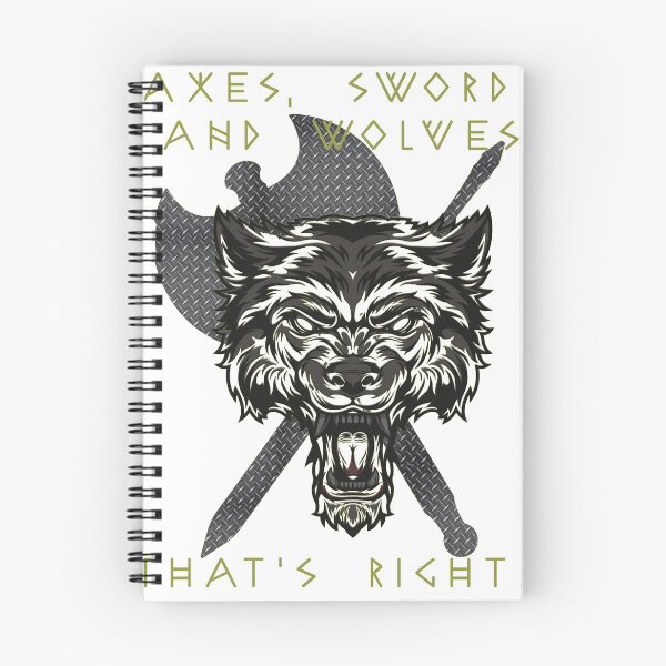 Item preview, Axes Swords and Wolves  designed and sold by MacksMerch.