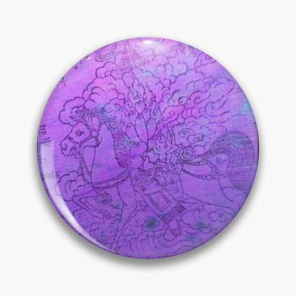 Item preview, Bright Purple Prayer Flag Motif designed and sold by quietmagenta.