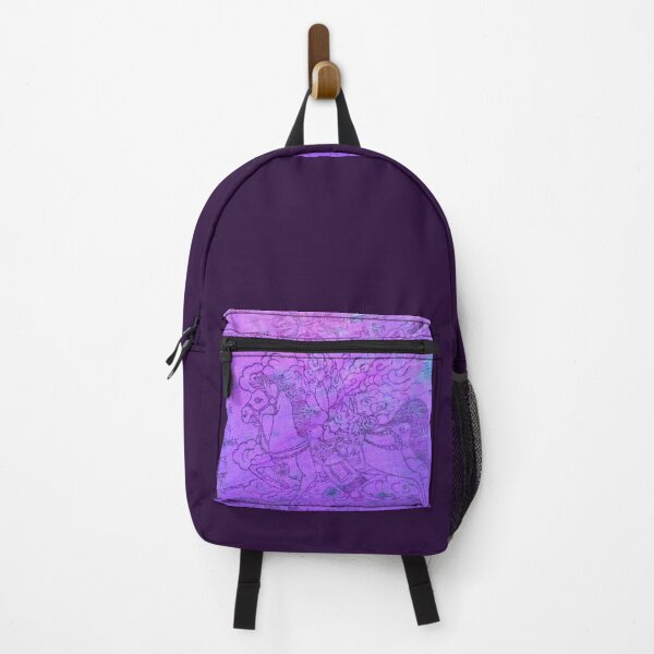 Item preview, Bright Purple Prayer Flag Motif designed and sold by quietmagenta.