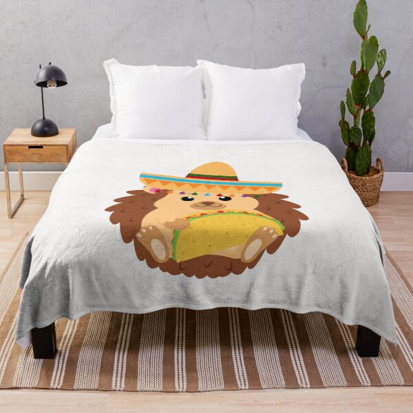 Item preview, Mexican Hedgehog with Taco and Sombrero designed and sold by 4Craig.