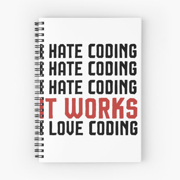 Item preview, Engineer Gift - I hate coding - It works: I love coding  designed and sold by Noussairox.