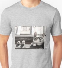 Loulou perched balcony_1210483 Unisex T-Shirt
