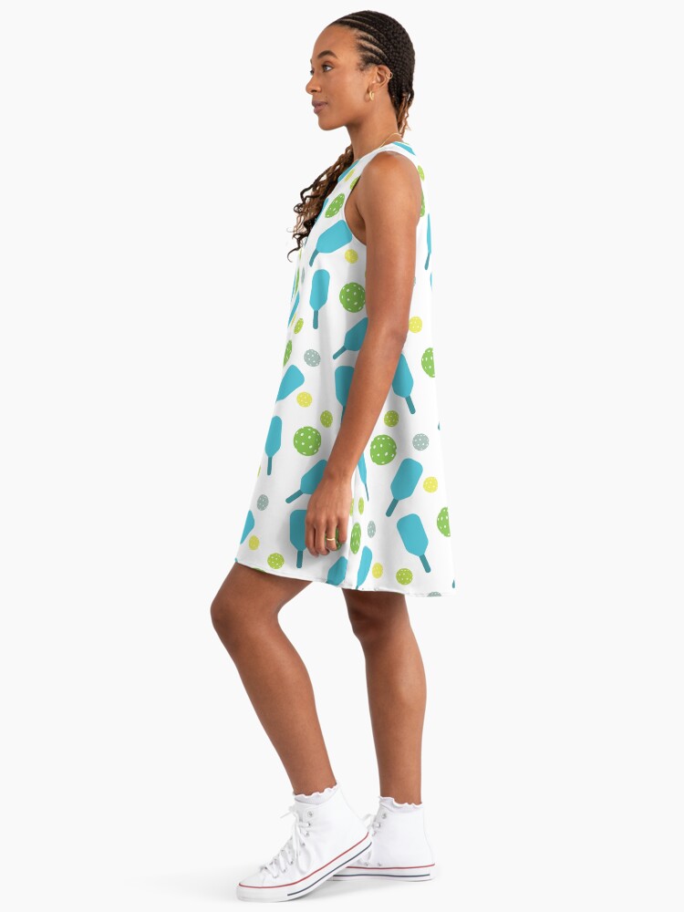 green pleated tennis dress Hyper-prep Ruffle 35.5 Inch Dress For Golf Pickleball & Tennis – Acegolfs main image 1
