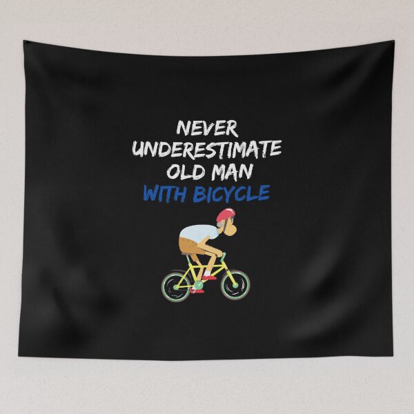 Item preview, Copy of Never underestimate old man with bicycle. designed and sold by Hab2.