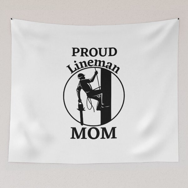 Item preview, Proud Lineman MOM Gifts For Linemans Family Quotes designed and sold by PIXEcompany.