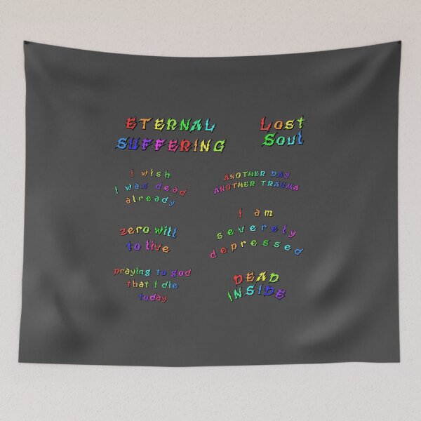 Item preview, Extremely Sad Depressing Meme RAINBOW Value Pack 2 designed and sold by everything4eva.