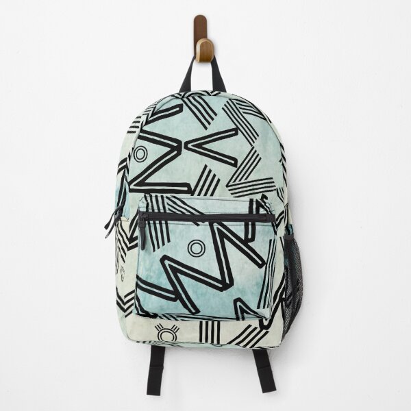 Item preview, Pastel Teal Watercolor Tie Dye Spikes Mandala designed and sold by Designs By YL.
